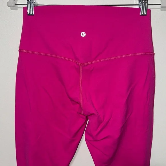 NEW Lululemon Align High-Rise Pant 28" Pink Size 8 LW5CTIS Nulu Double Lined - Picture 7 of 9